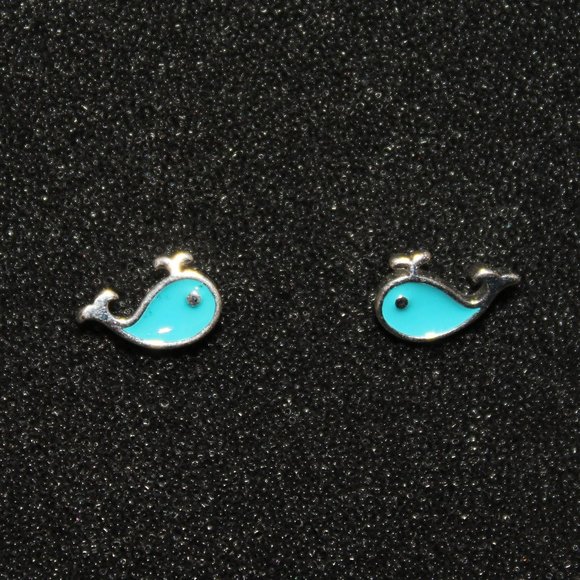 Ins Style Stub Earring Pendants Whale - Picture 1 of 1